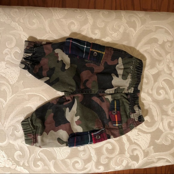 Ralph Lauren Baby Boy Top & Cargo Set Size 3M - Picture 5 of 5